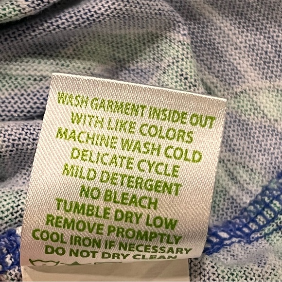 Lilly Pulitzer Noelle Hooded Elephant Print Long Sleeve Tunic Pullover Top Large - Picture 11 of 11